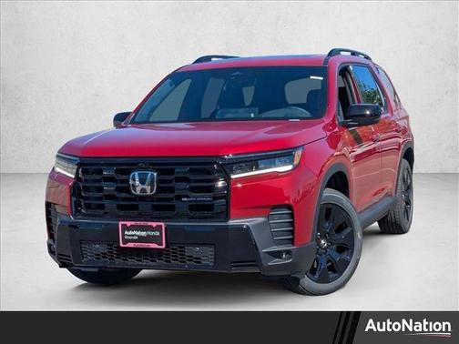Radiant Red Metallic II 2026 Honda Pilot Black Edition