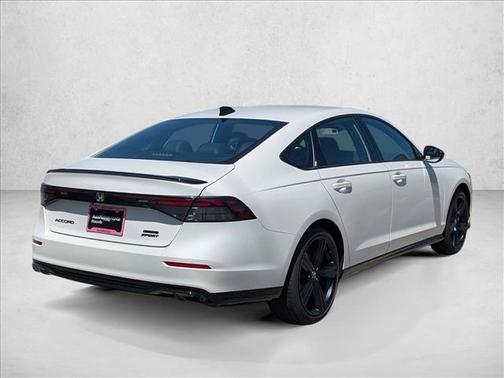 Platinum White Pearl 2026 Honda Accord Hybrid Sport-L