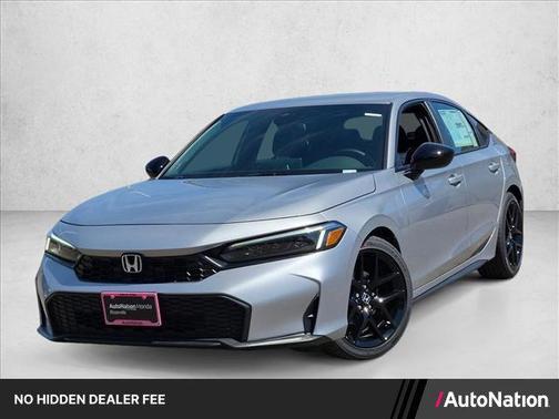 Solar Silver Metallic 2026 Honda Civic Sport