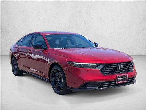 Radiant Red Metallic 2026 Honda Accord Hybrid Sport-L