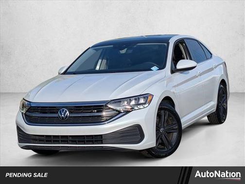 Opal White Pearl 2023 Volkswagen Jetta 1.5T SE