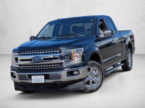 Shadow Black 2018 Ford F-150 XLT