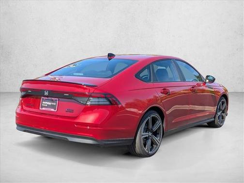 Radiant Red Metallic 2026 Honda Accord Hybrid Sport