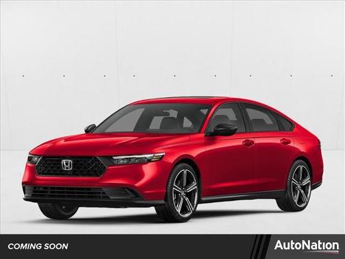 Radiant Red Metallic 2026 Honda Accord Hybrid Sport