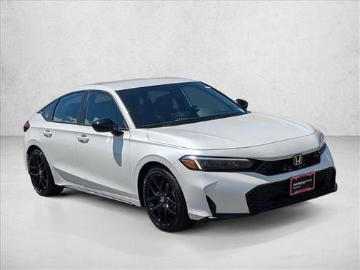 Platinum White Pearl 2026 Honda Civic Sport