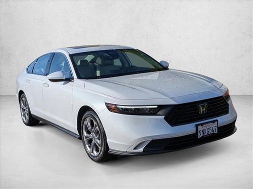 Platinum White Pearl 2024 Honda Accord EX