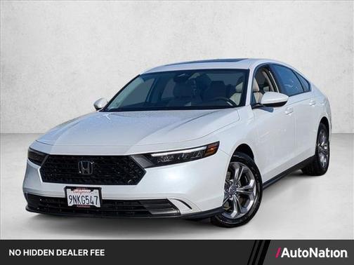 Platinum White Pearl 2024 Honda Accord EX