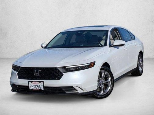 Platinum White Pearl 2024 Honda Accord EX