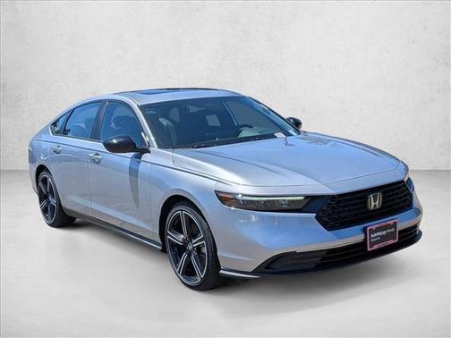Solar Silver Metallic 2026 Honda Accord Hybrid Sport