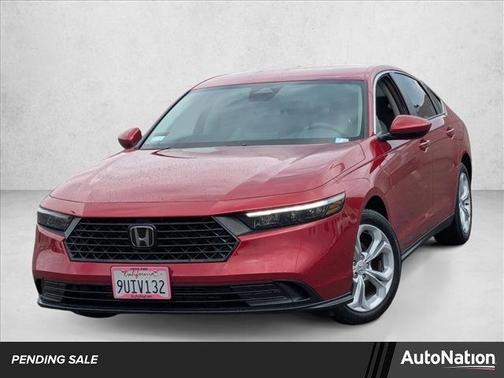 Radiant Red Metallic 2025 Honda Accord LX 1.5T