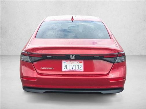 Radiant Red Metallic 2025 Honda Accord LX 1.5T