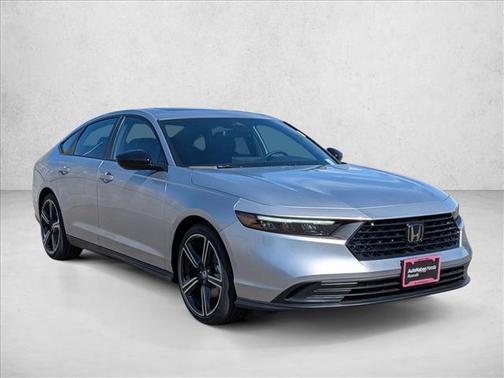 Solar Silver Metallic 2026 Honda Accord Hybrid Sport