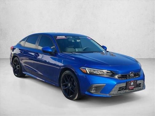 Aegean Blue Metallic 2023 Honda Civic LX