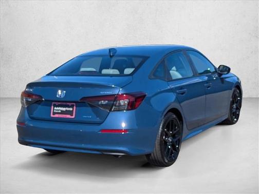 Blue Lagoon Pearl 2025 Honda Civic Hybrid Sport