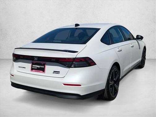 Platinum White Pearl 2026 Honda Accord Hybrid Sport