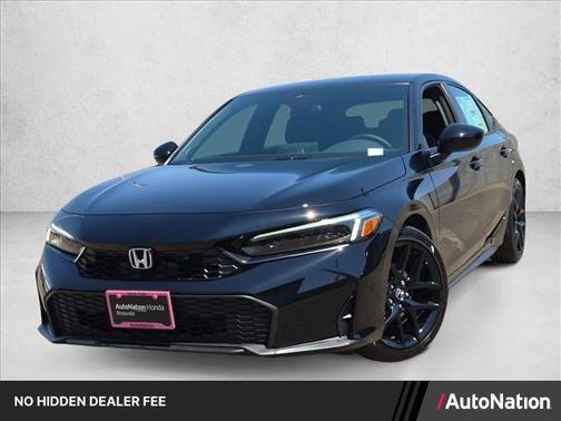 Crystal Black Pearl 2026 Honda Civic Sport
