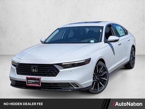Platinum White Pearl 2026 Honda Accord Hybrid Touring
