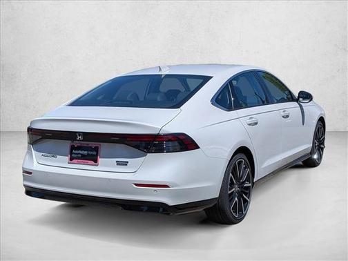 Platinum White Pearl 2026 Honda Accord Hybrid Touring