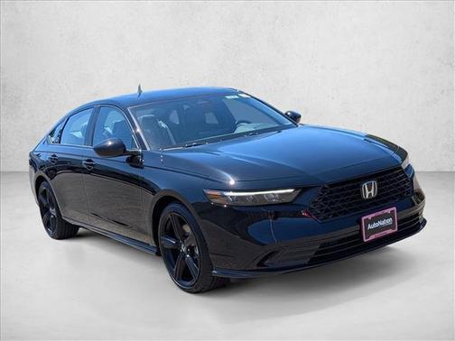 Crystal Black Pearl 2026 Honda Accord Hybrid Sport-L