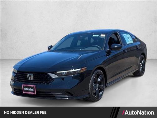 Crystal Black Pearl 2026 Honda Accord Hybrid Sport-L