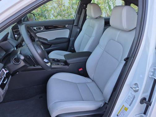 Platinum White Pearl 2026 Honda Civic Hybrid Sport Touring