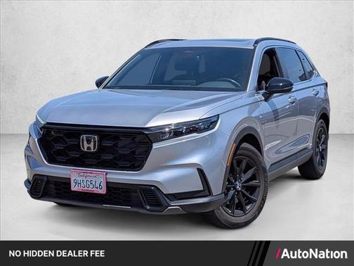 Lunar Silver Metallic 2024 Honda CR-V Hybrid Sport FWD