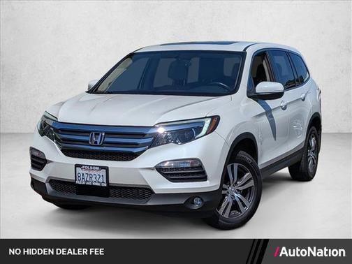White Diamond Pearl 2017 Honda Pilot EX-L