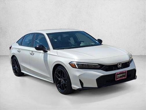 Platinum White Pearl 2026 Honda Civic Sport