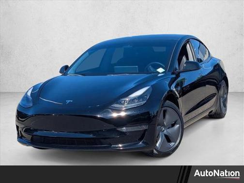 Solid Black 2022 Tesla Model 3 Long Range