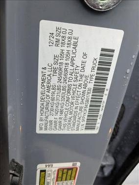 2025 Honda Ridgeline Black