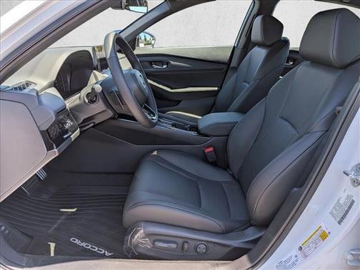 Platinum White Pearl 2026 Honda Accord Hybrid Sport-L
