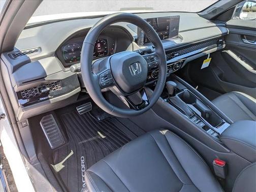 Platinum White Pearl 2026 Honda Accord Hybrid Sport-L