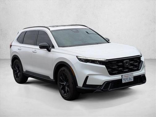 Platinum White Pearl 2025 Honda CR-V Hybrid Sport FWD