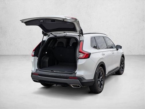 Platinum White Pearl 2025 Honda CR-V Hybrid Sport FWD