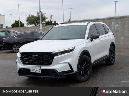 Platinum White Pearl 2025 Honda CR-V Hybrid Sport FWD