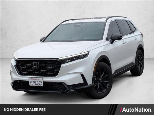 Platinum White Pearl 2025 Honda CR-V Hybrid Sport FWD
