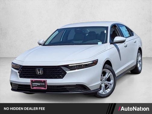 Platinum White Pearl 2026 Honda Accord LX 1.5T