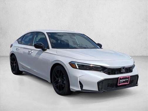 Platinum White Pearl 2026 Honda Civic Sport
