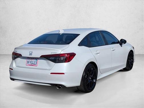 Platinum White Pearl 2023 Honda Civic Sport