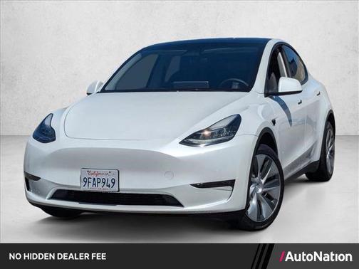Pearl White Multi-Coat 2022 Tesla Model Y Long Range Dual Motor All-Wheel Drive