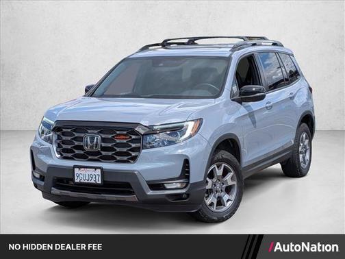 Sonic Gray Pearl 2023 Honda Passport AWD TrailSport