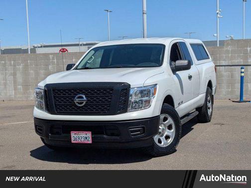 Glacier White 2018 Nissan Titan S