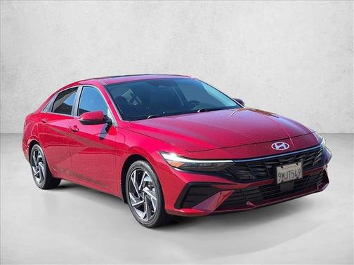 Ultimate Red Metallic 2024 Hyundai ELANTRA HEV Limited