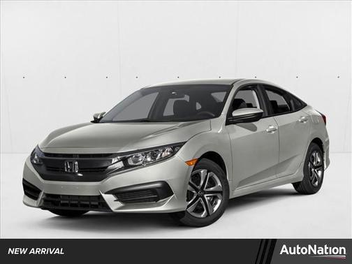 Silver/Gray 2016 Honda Civic LX