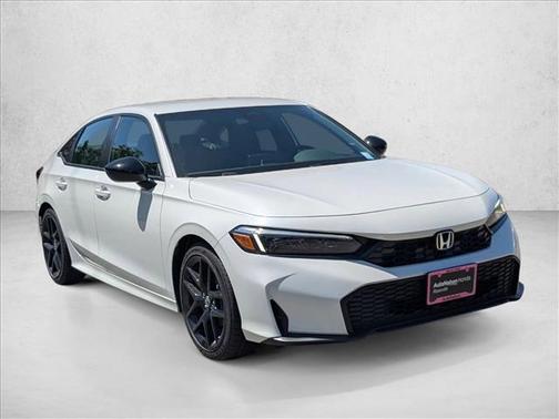 Platinum White Pearl 2026 Honda Civic Sport