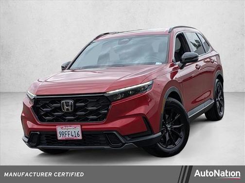 Radiant Red Metallic 2024 Honda CR-V Hybrid Sport FWD