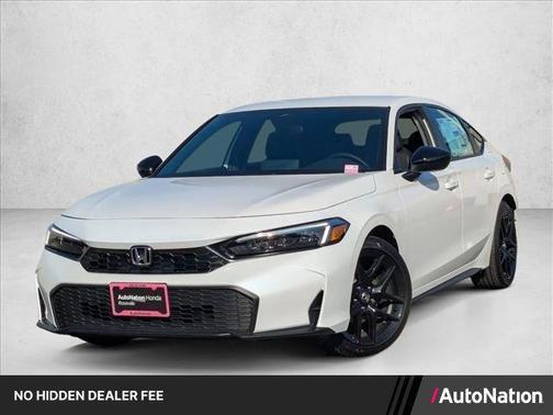 Platinum White Pearl 2026 Honda Civic Sport