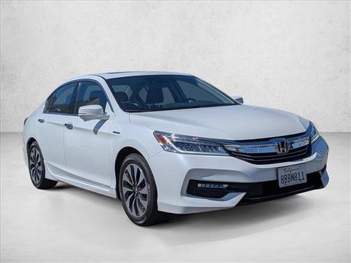 White Orchid Pearl 2017 Honda Accord Hybrid Touring
