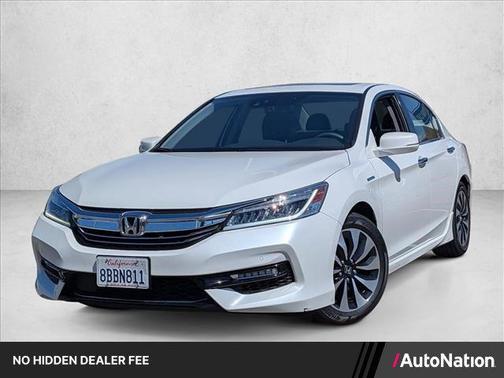 White Orchid Pearl 2017 Honda Accord Hybrid Touring