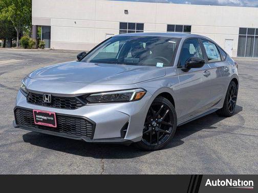 Solar Silver Metallic 2026 Honda Civic Sport